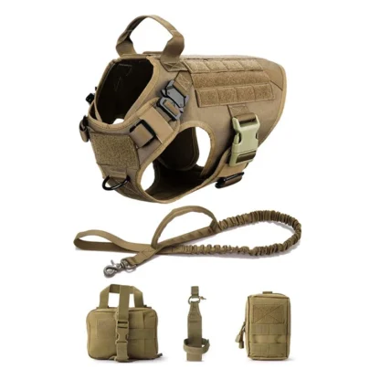 Tactical Vest Harness with Durable Leash - Image 12