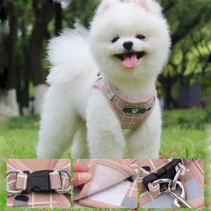 Comfortable Vest Harness with Leash - Image 2