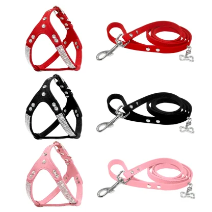 Luxury Pet Harness with Rhinestone-like - Image 2