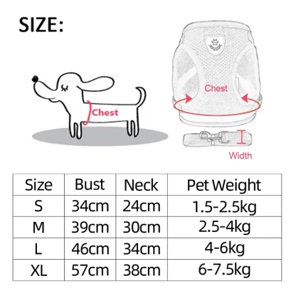 Comfy Vest Harness for Small Dogs - Image 3