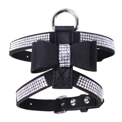 Luxury Pet Harness with Bow Decor - Image 2