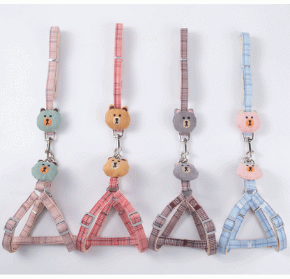 Cute Dog Harness with 3D Bear Decor - Image 8