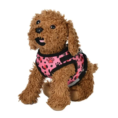 Reflective Dog Harness with Leopard Pattern - Image 15