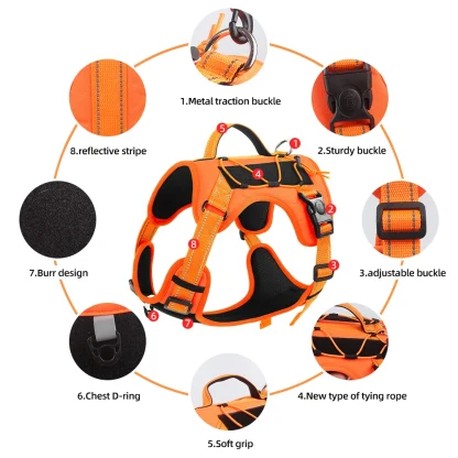 Reflective Vest Harness for Dogs - Image 3