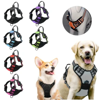 Durable Dog Harnesses with Reflective