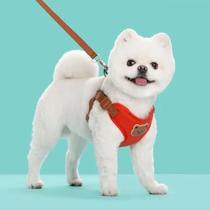 Comfortable Vest Pet Harness with Bead Decor - Image 15