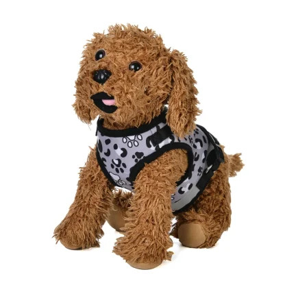 Reflective Dog Harness with Leopard Pattern - Image 5