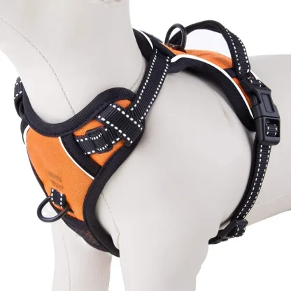 Padded Pet Vest Harness with Dual-Clip - Image 7
