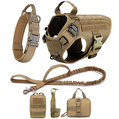Tactical Vest Harness with Durable Leash - Image 2