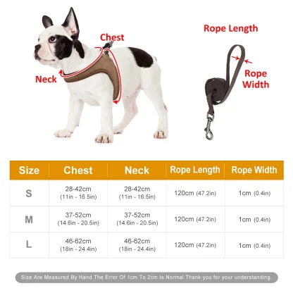 Vest Style Pet Harness with Durable Leash - Image 2