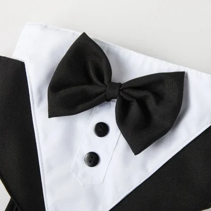 Cute Tuxedo Vest Harness for Dogs - Image 6