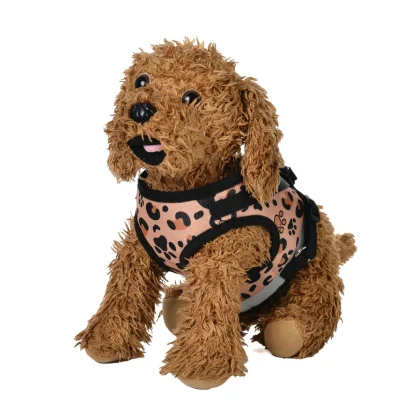Reflective Dog Harness with Leopard Pattern - Image 14