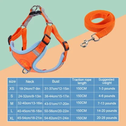Dual Clip Harness with Leash - Image 4