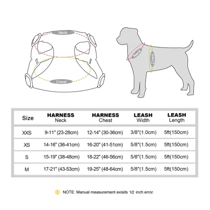 Soft Small Dogs Harness with Solid Color - Image 4