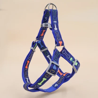 Back-Clip Harness with Bone Print Design - Image 5