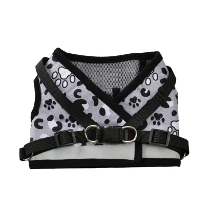 Reflective Dog Harness with Leopard Pattern - Image 9