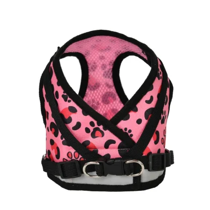 Reflective Dog Harness with Leopard Pattern - Image 10