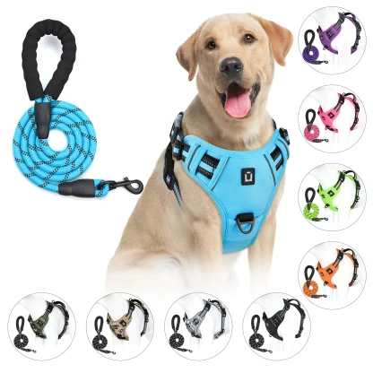 Vest-style Harness with Reflective Trim Strap