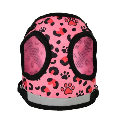 Reflective Dog Harness with Leopard Pattern - Image 11