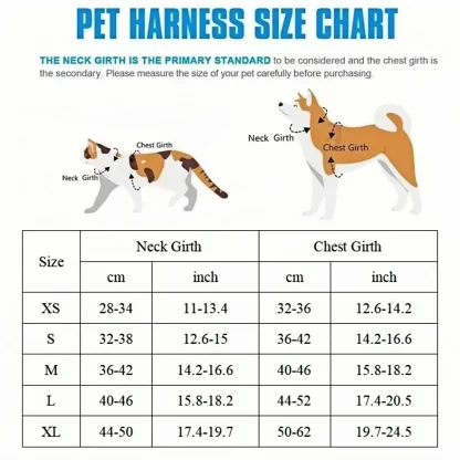 Comfortable Vest Pet Harness with Bead Decor - Image 3