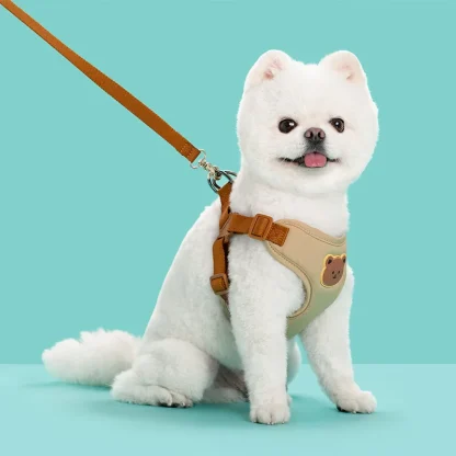 Comfortable Vest Pet Harness with Bead Decor - Image 11