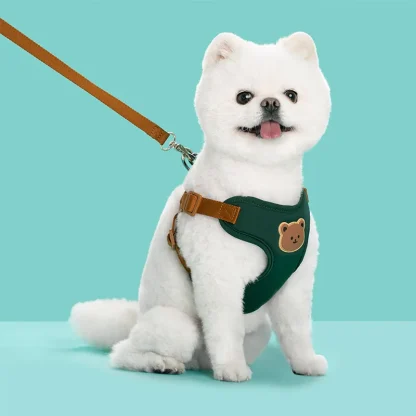 Comfortable Vest Pet Harness with Bead Decor - Image 13