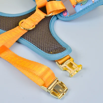 Printed Comfortable Harness with Cute Pendant - Image 5