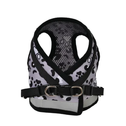 Reflective Dog Harness with Leopard Pattern - Image 7