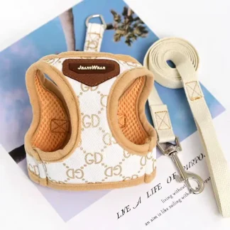 Cushion Vest Harness with Leash