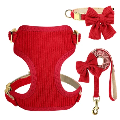 Comfortable Harness with Cute Bowknot Decor - Image 7